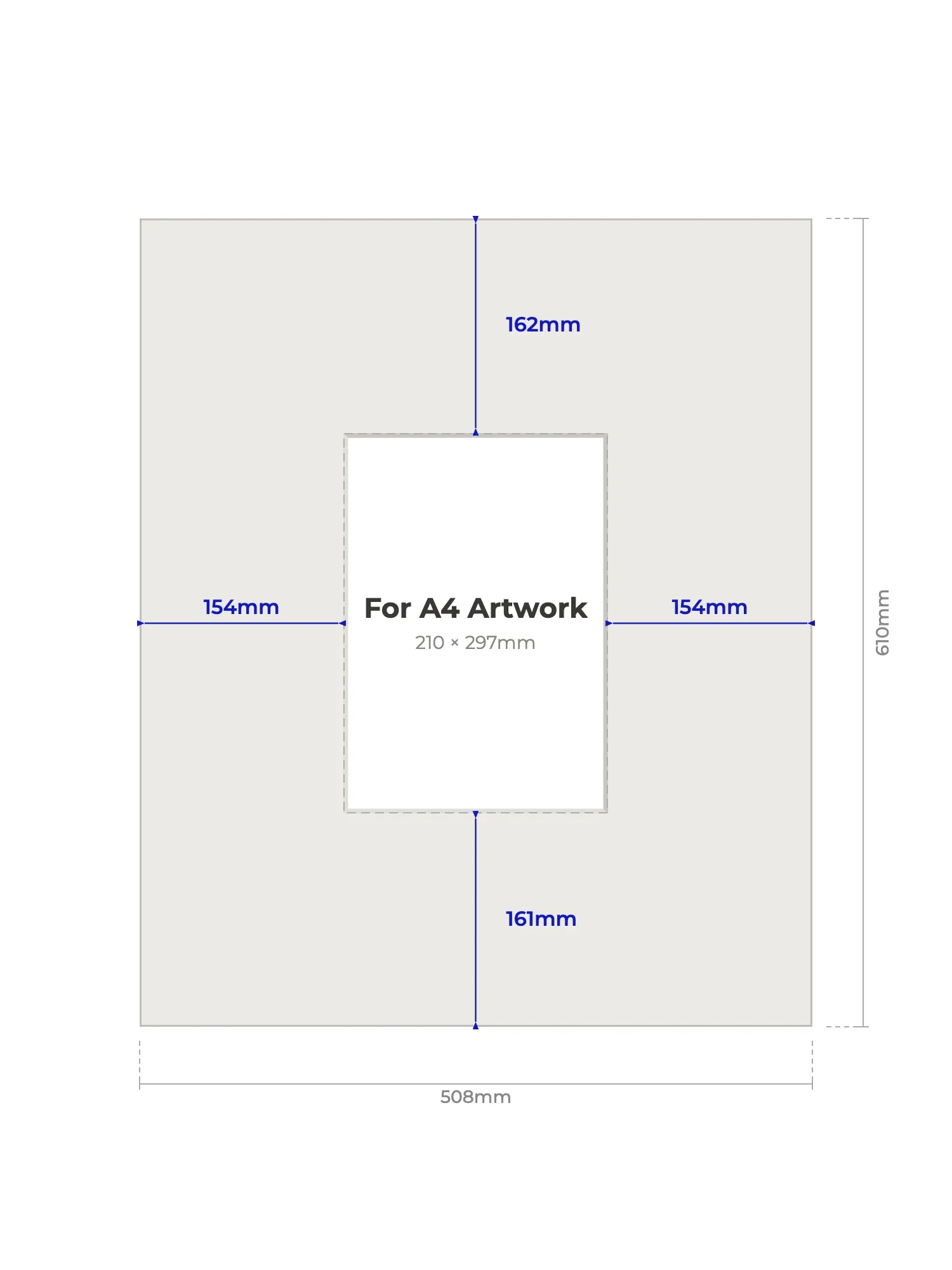 20×24" Picture Mount for A4 Artwork - Image 2