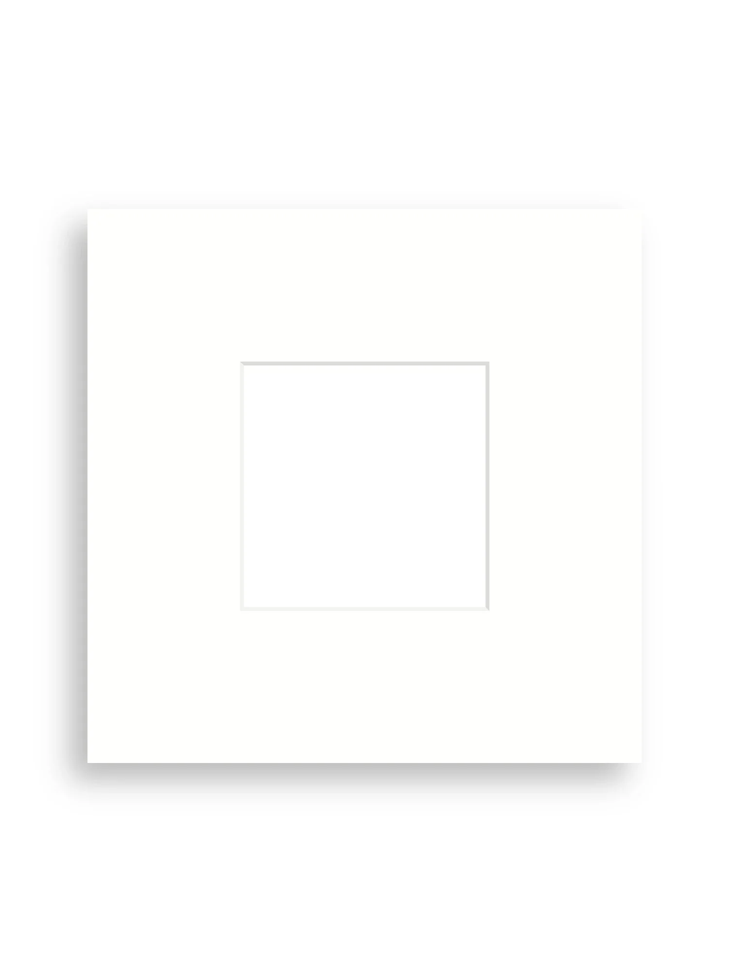 200 × 200 mm Picture Mount for 100 × 100 mm Artwork