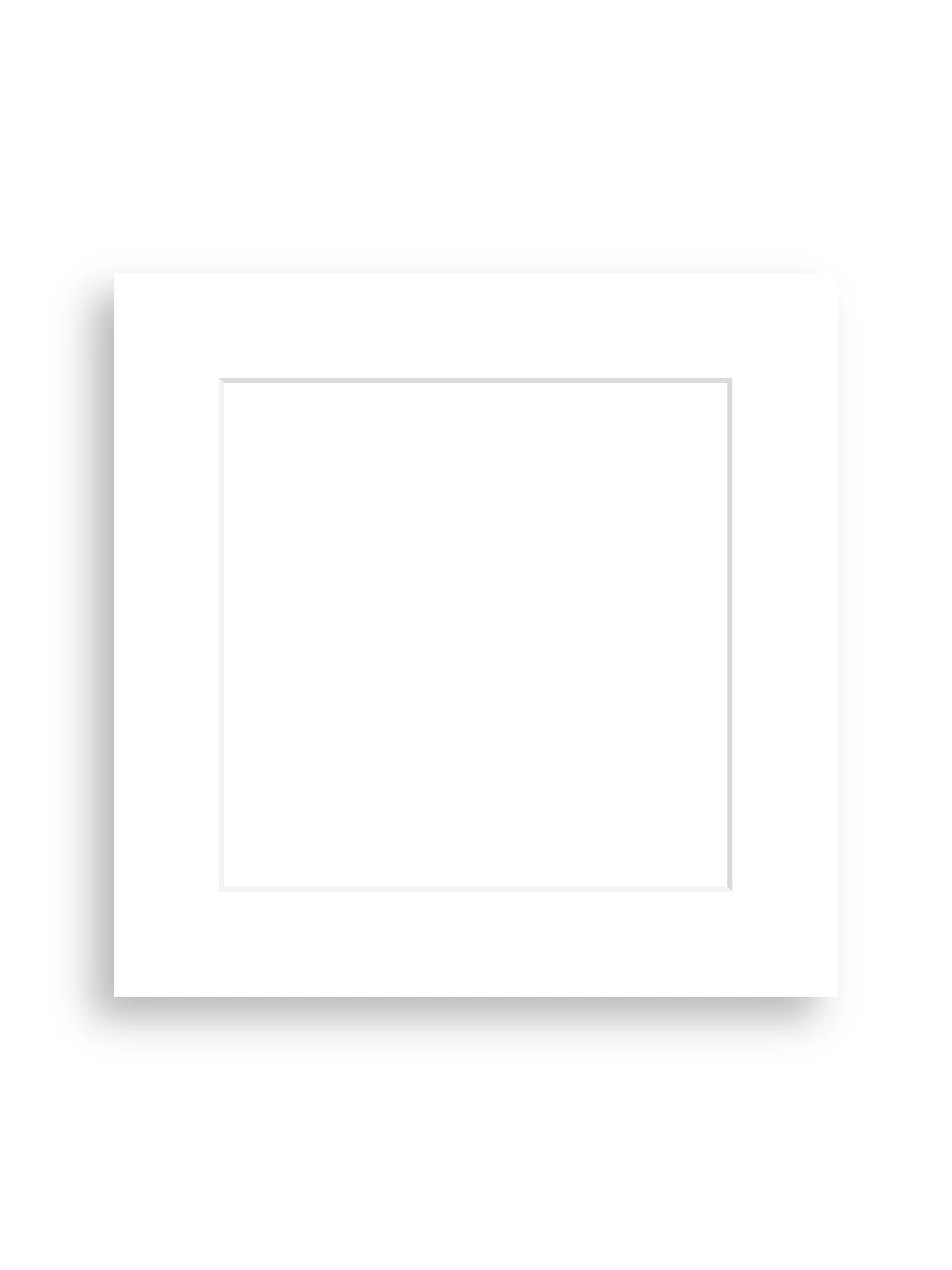 200 × 200 mm Picture Mount for 152 × 152 mm Artwork