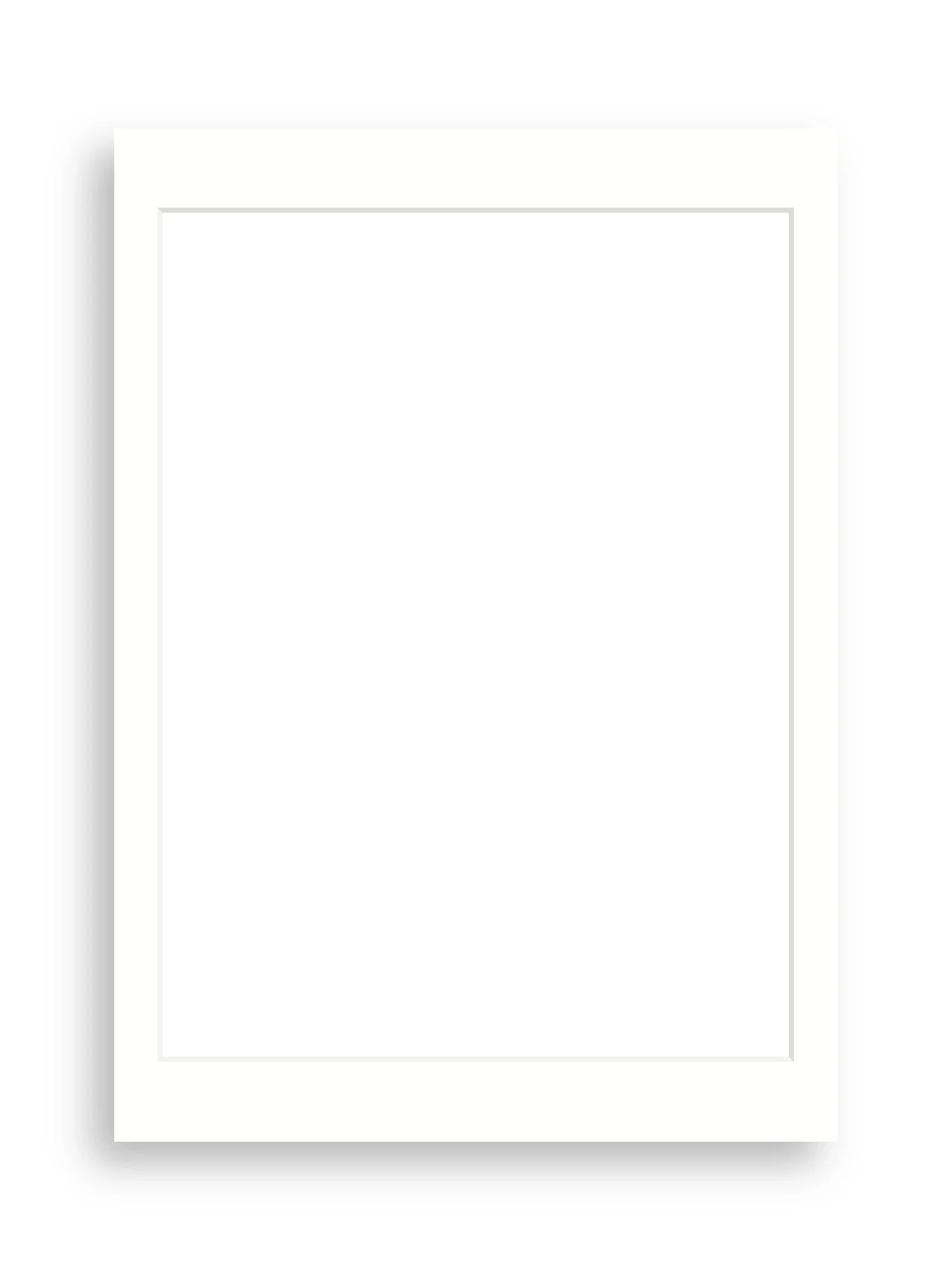 50×70cm Picture Mount for 45×60cm Artwork