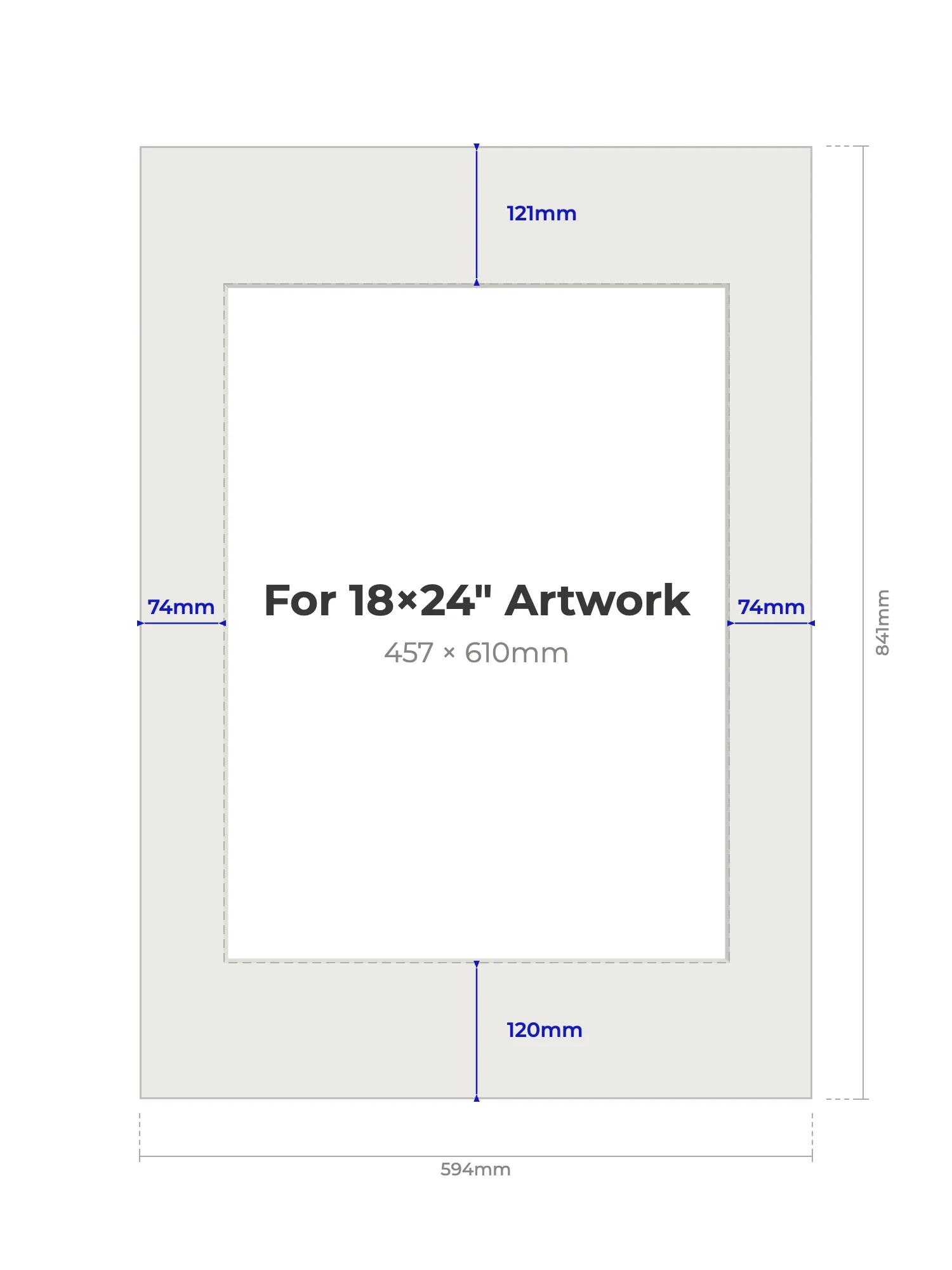 A1 Picture Mount for 18×24" Artwork - Image 2