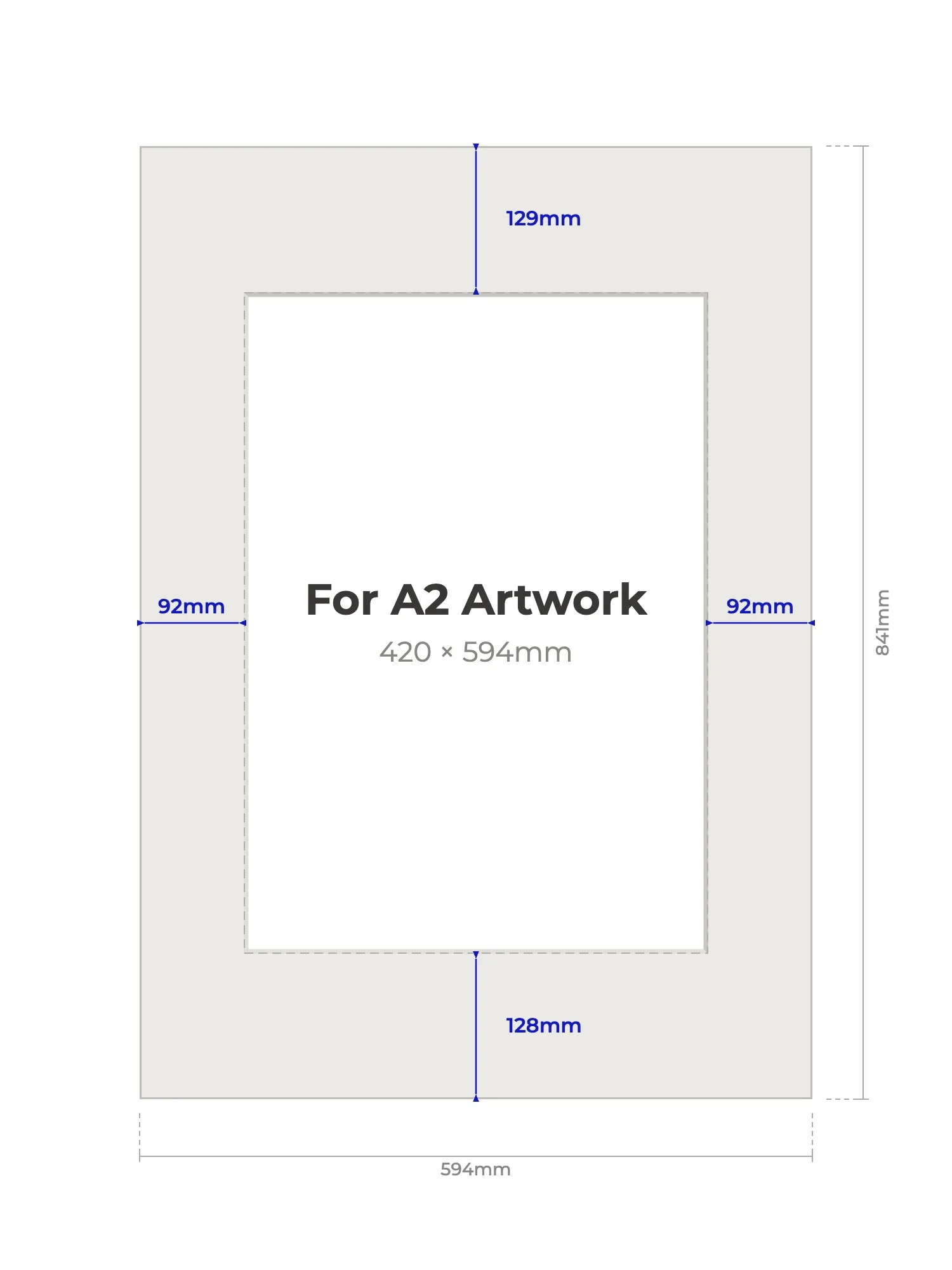 A1 Picture Mount for A2 Artwork - Image 2