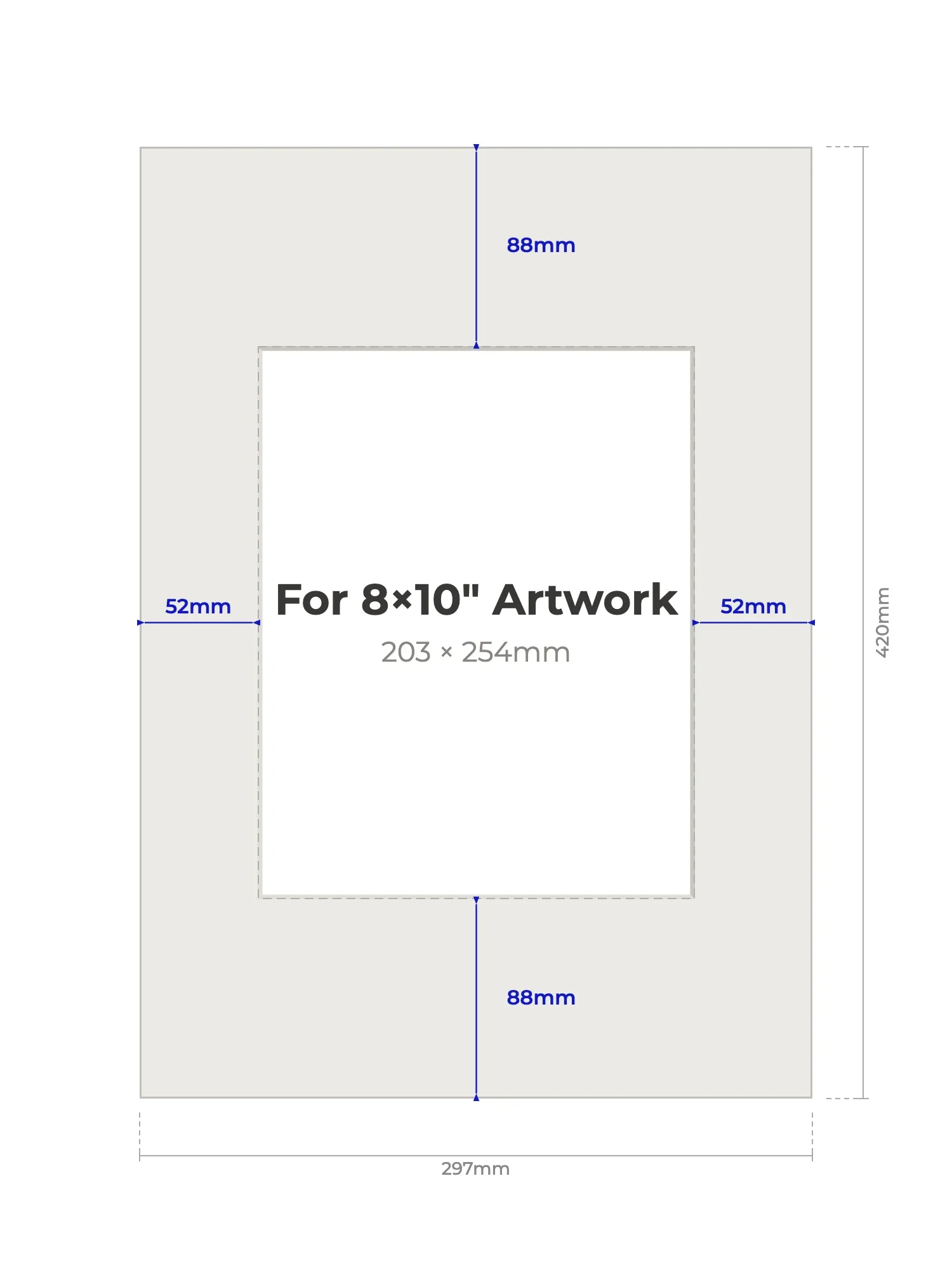 A3 Picture Mount for 8×10" Artwork - Image 2