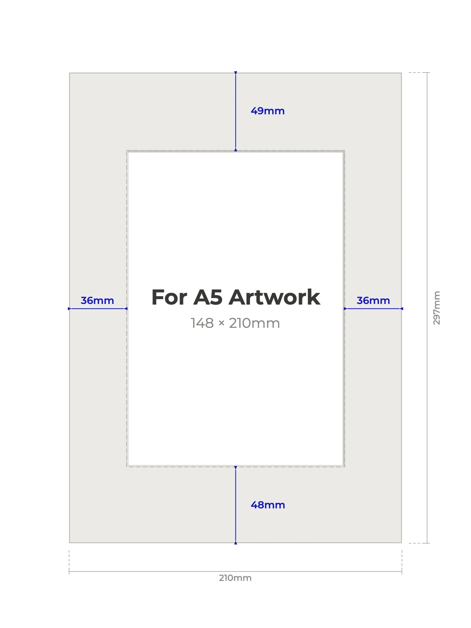 A4 Picture Mount for A5 Artwork - Image 2
