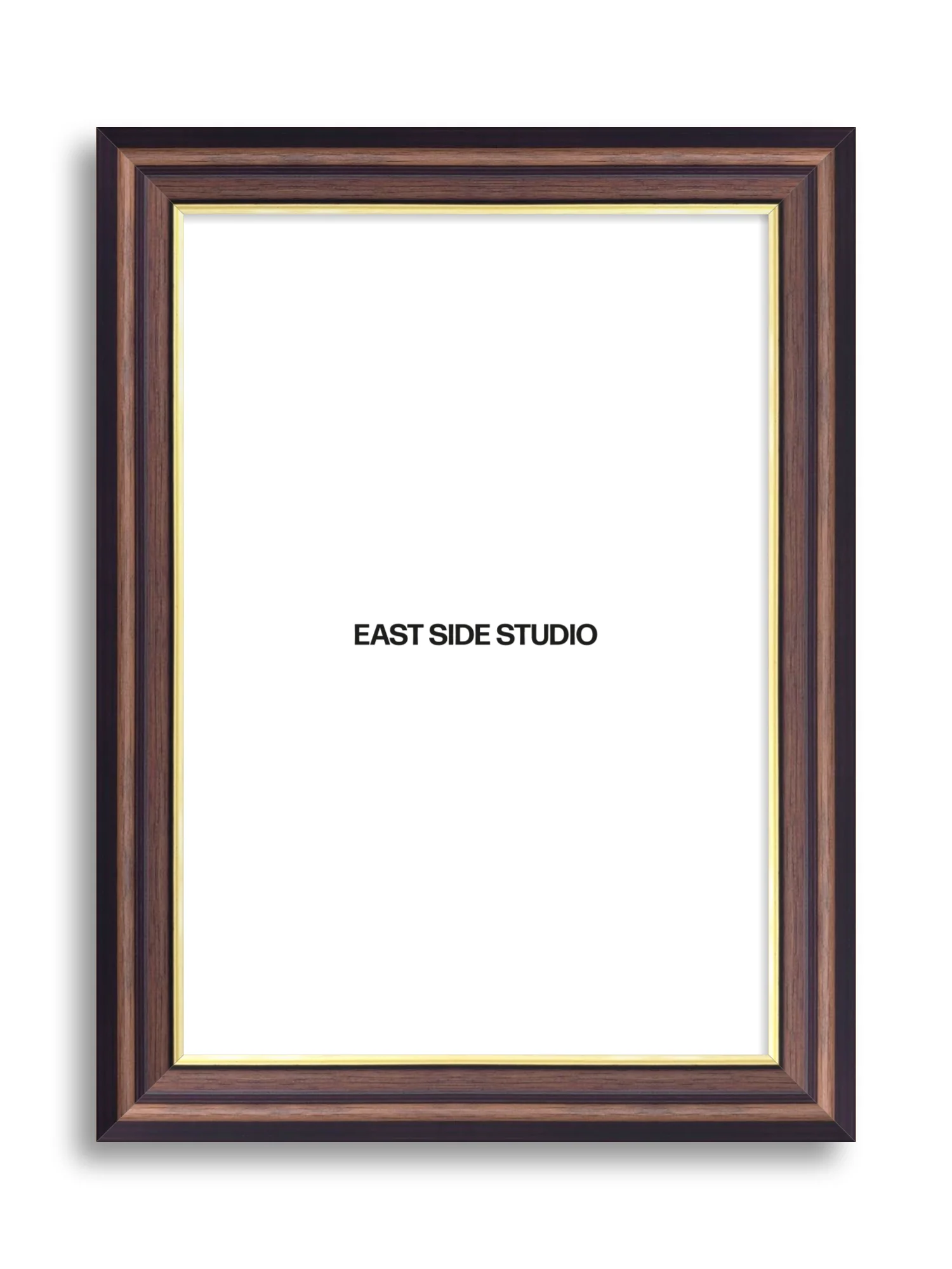 Antique Walnut & Gold - Extra Wide - Premium Wooden Picture Frame