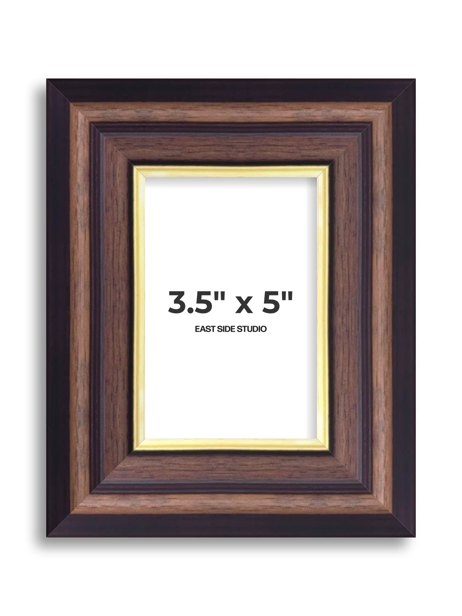 Antique Walnut & Gold - Extra Wide - Premium Wooden Picture Frame - Image 6