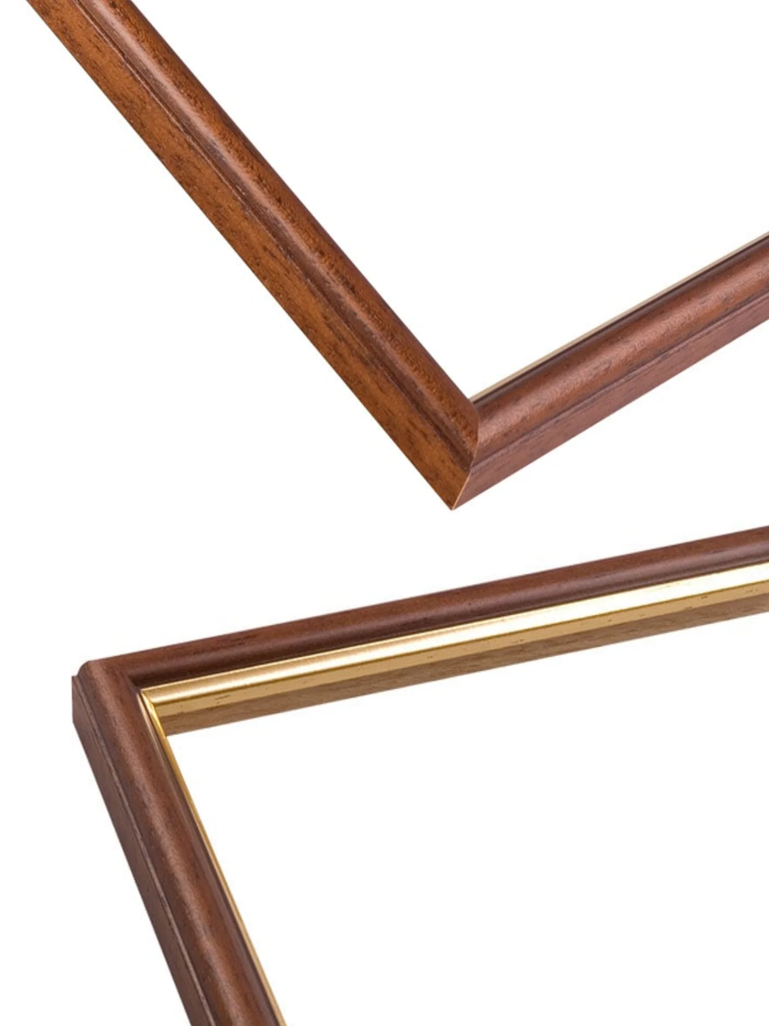 Antique Walnut & Gold - Slim - Premium Wooden Picture Frame - Image 2