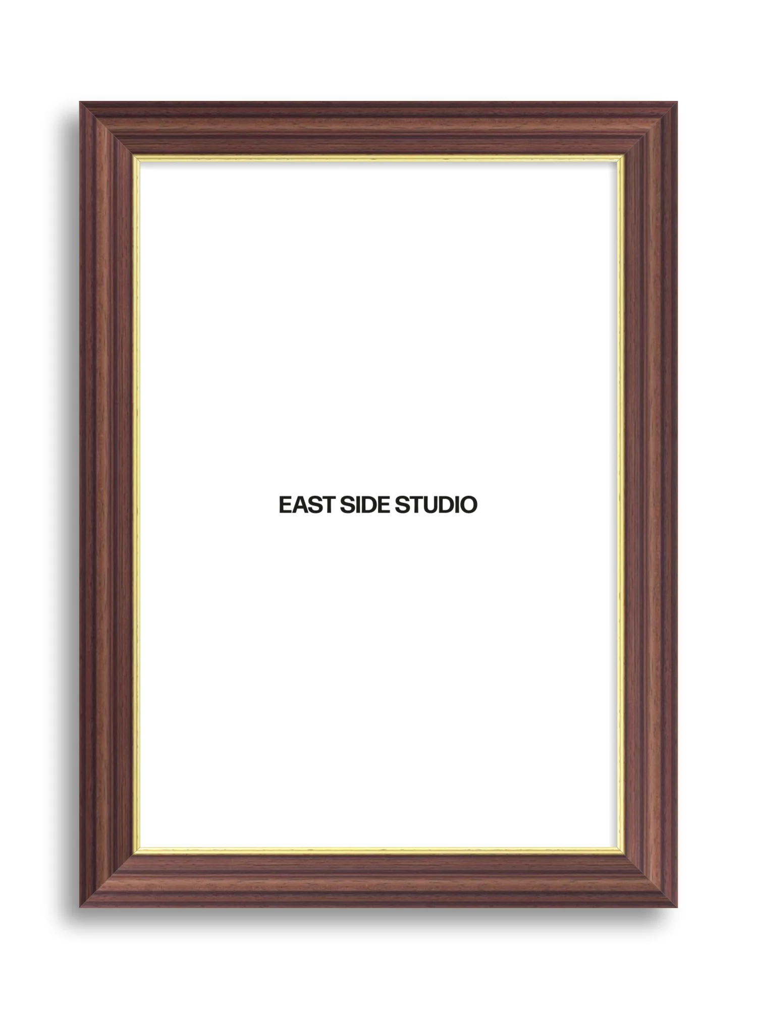 Antique Walnut & Gold - Wide - Premium Wooden Picture Frame