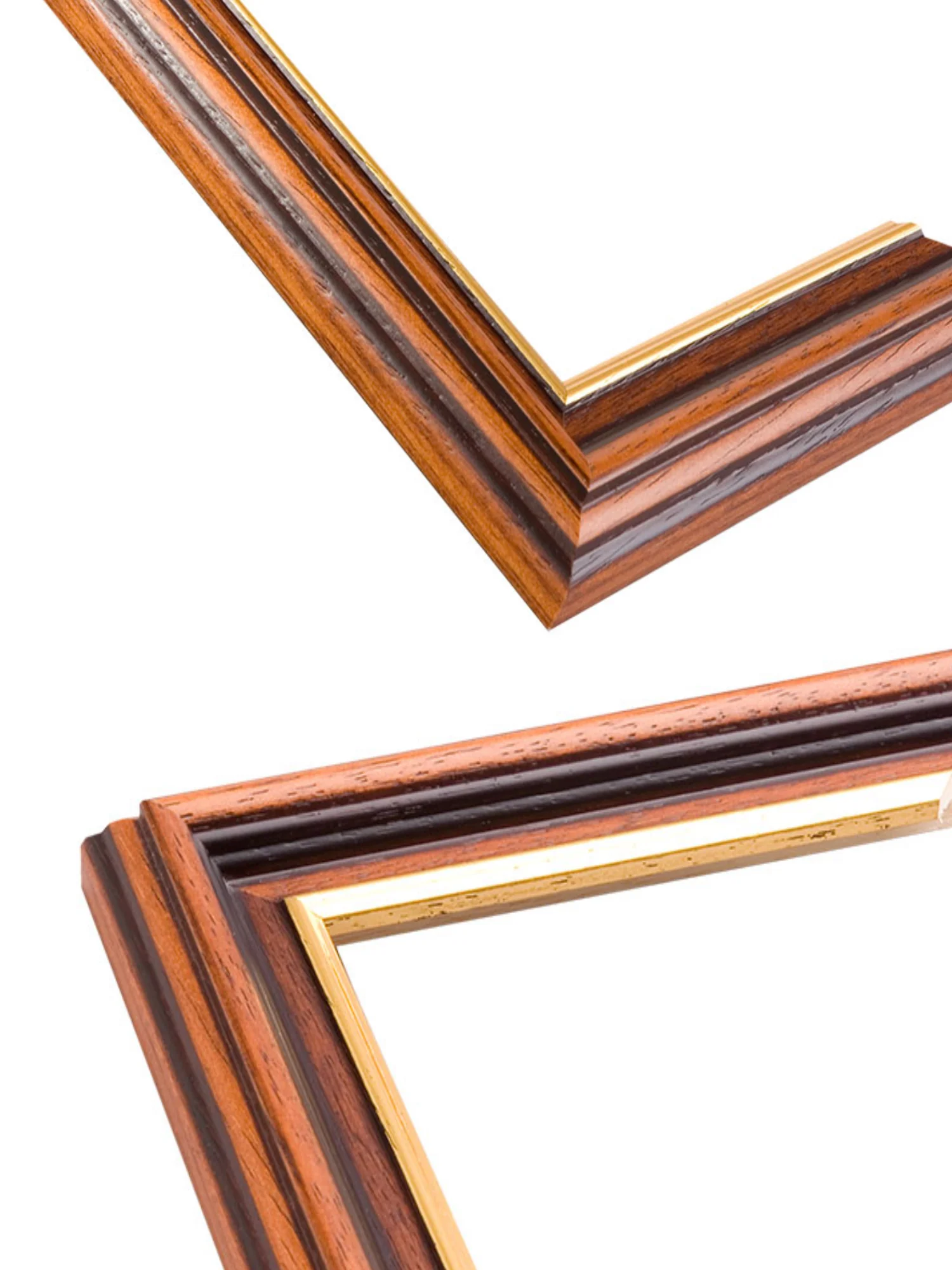 Antique Walnut & Gold - Wide - Premium Wooden Picture Frame - Image 2