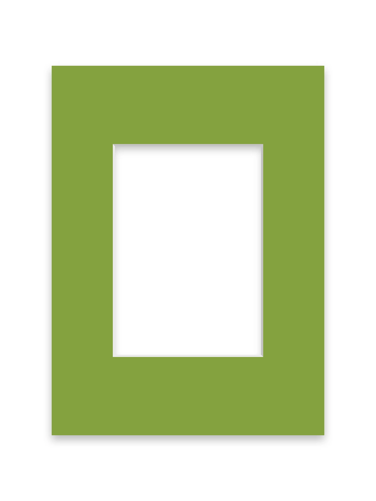 Custom Picture Frame Mount – Botanical Green