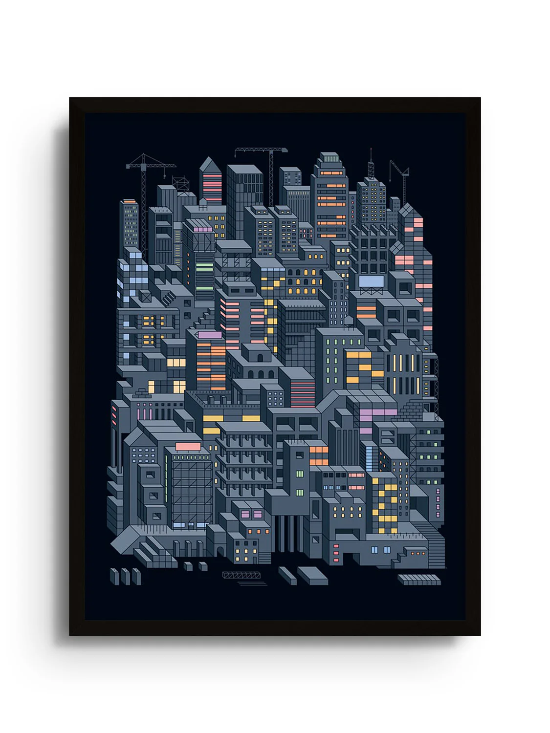 City Builders (Nighttime) - Rick Crane