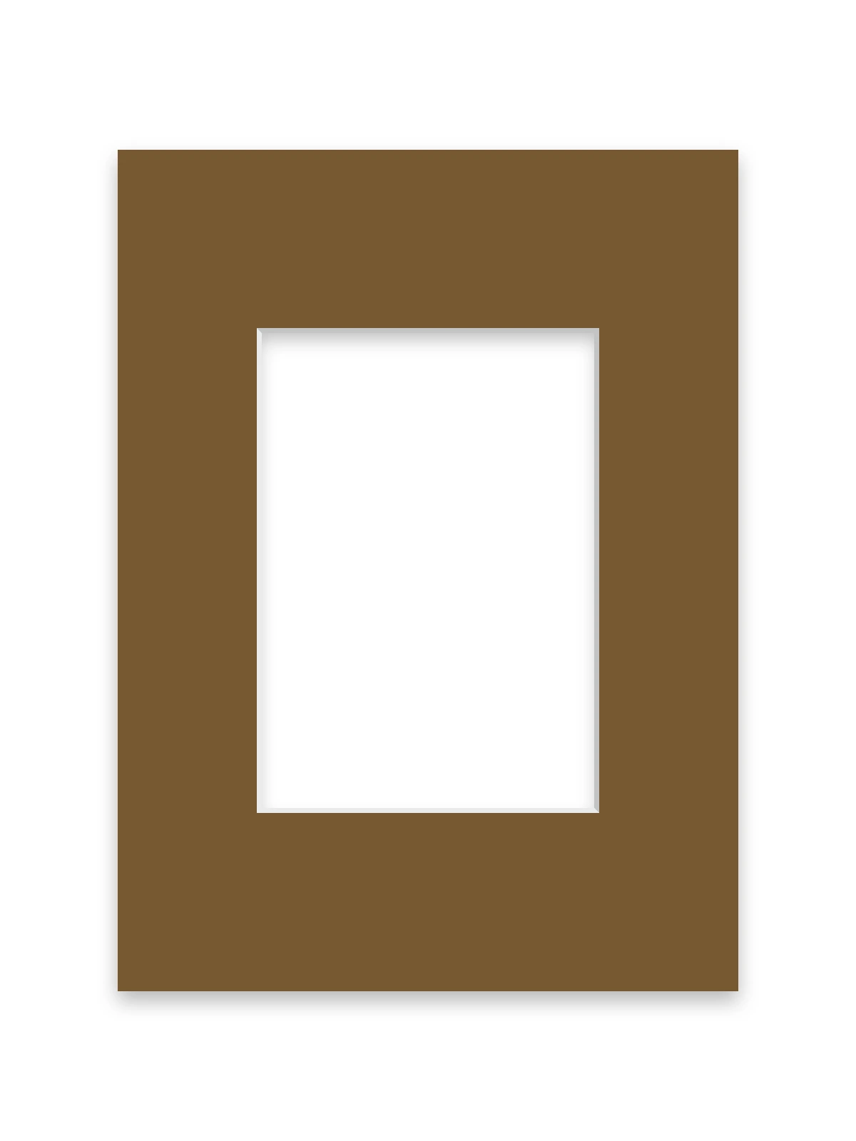 Custom Picture Frame Mount – Dark Walnut