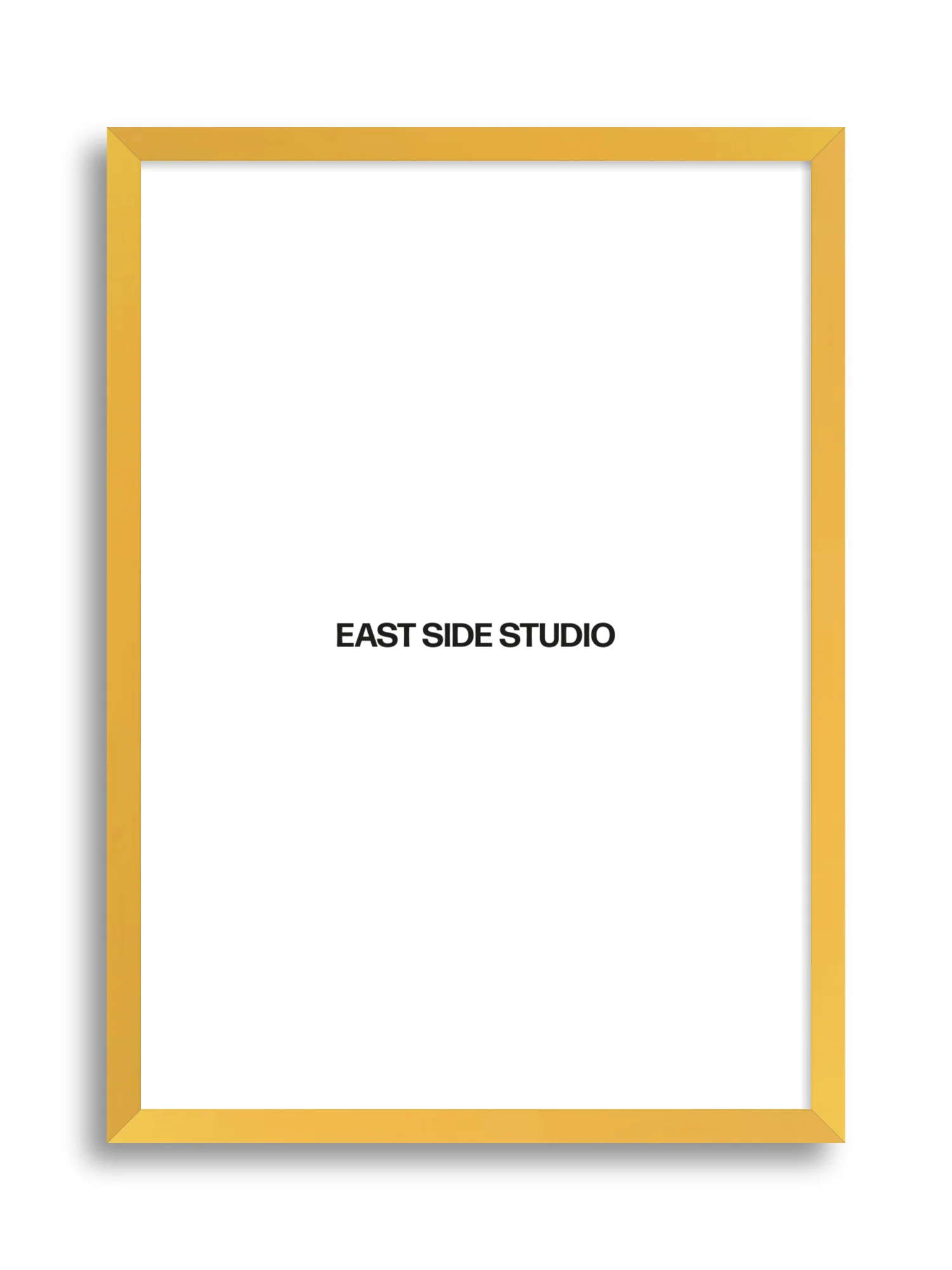Egg Yolk Yellow - Premium Wooden Picture Frame