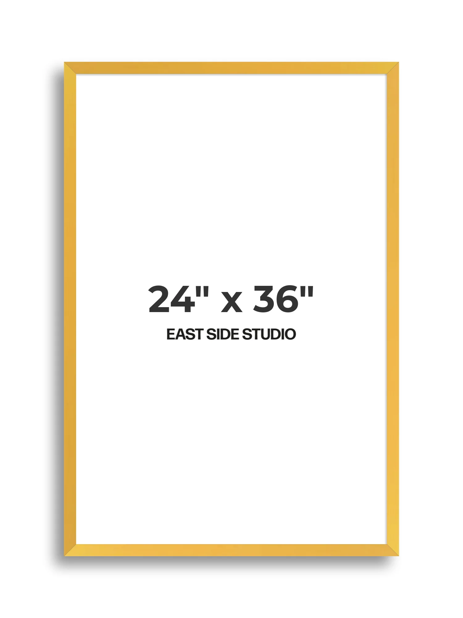 Egg Yolk Yellow - Premium Wooden Picture Frame - Image 86