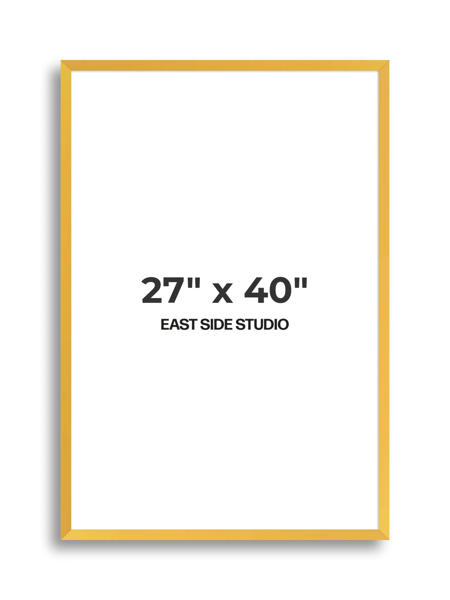 Egg Yolk Yellow - Premium Wooden Picture Frame - Image 90