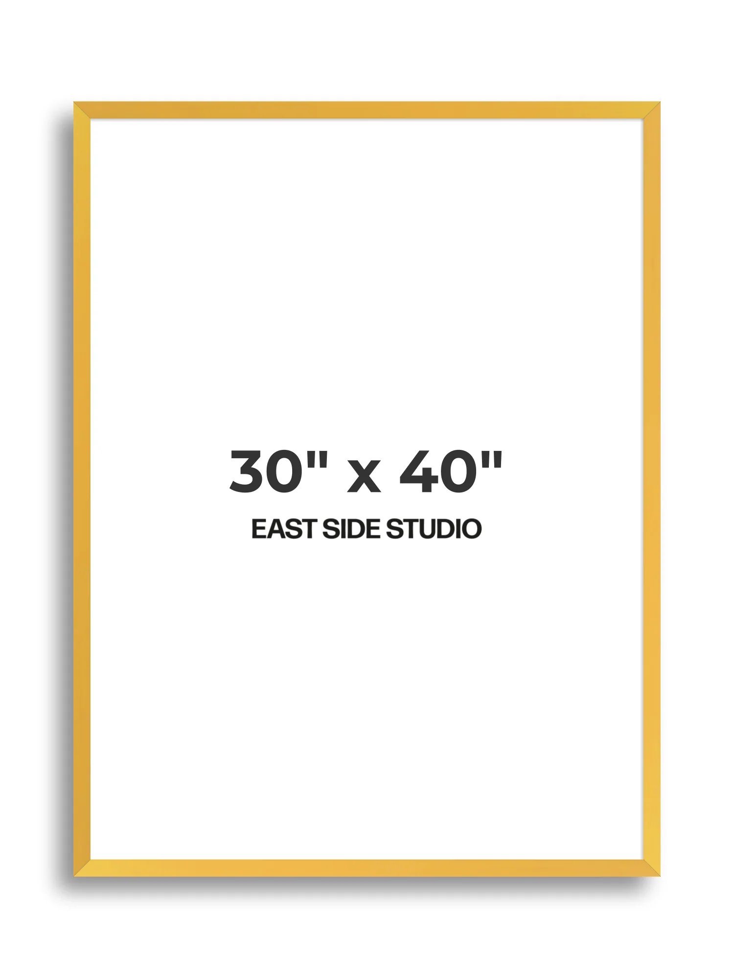 Egg Yolk Yellow - Premium Wooden Picture Frame - Image 93