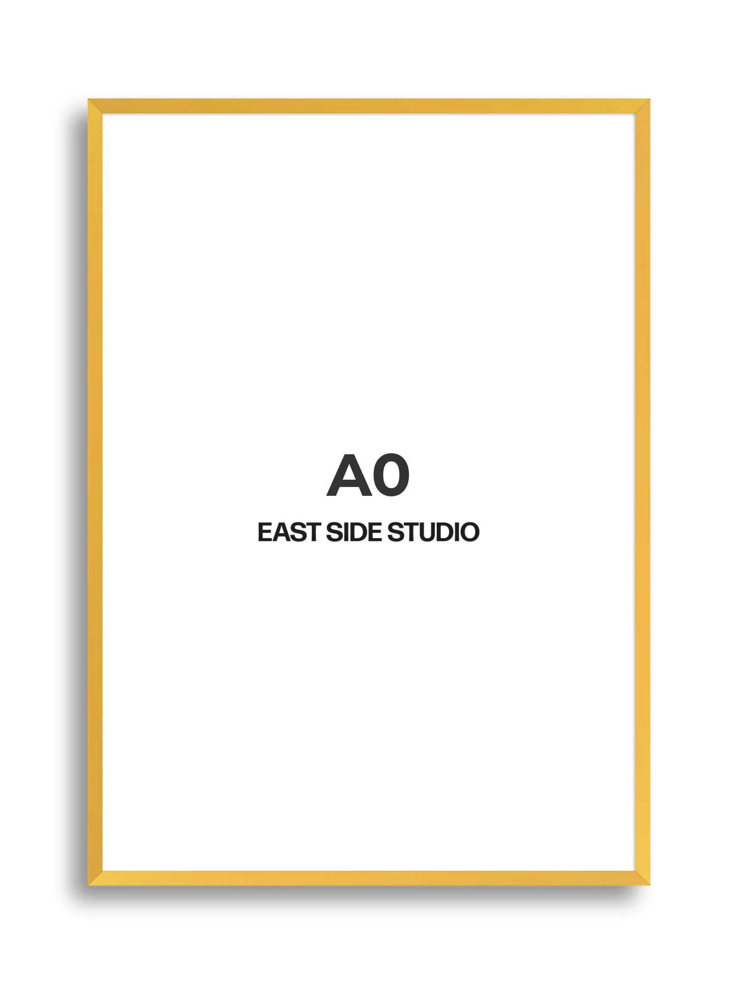 Egg Yolk Yellow - Premium Wooden Picture Frame - Image 96