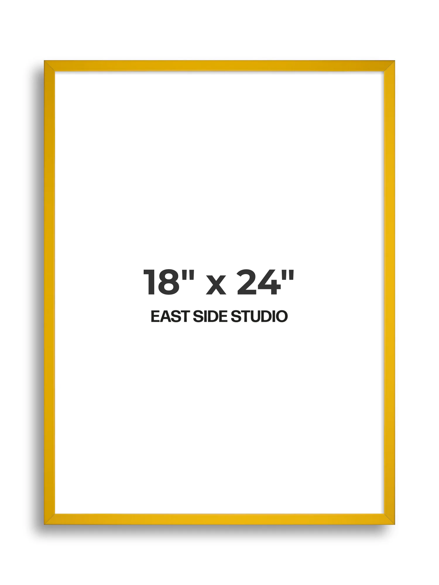 Egg Yolk Yellow - Slim - Premium Wooden Picture Frame - Image 71