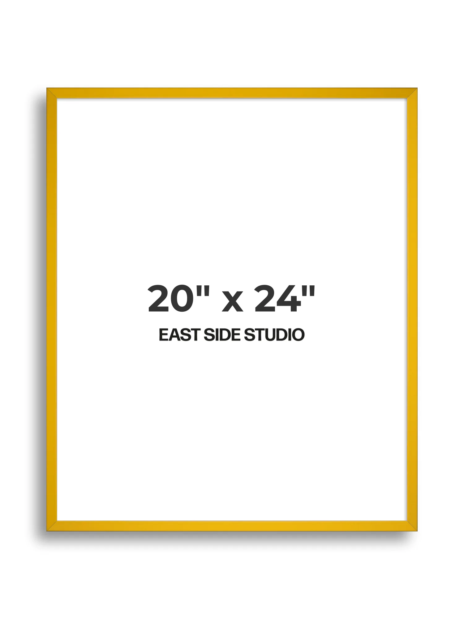 Egg Yolk Yellow - Slim - Premium Wooden Picture Frame - Image 73