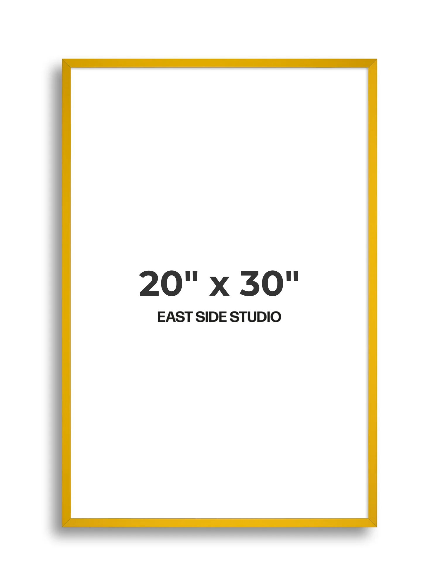 Egg Yolk Yellow - Slim - Premium Wooden Picture Frame - Image 78