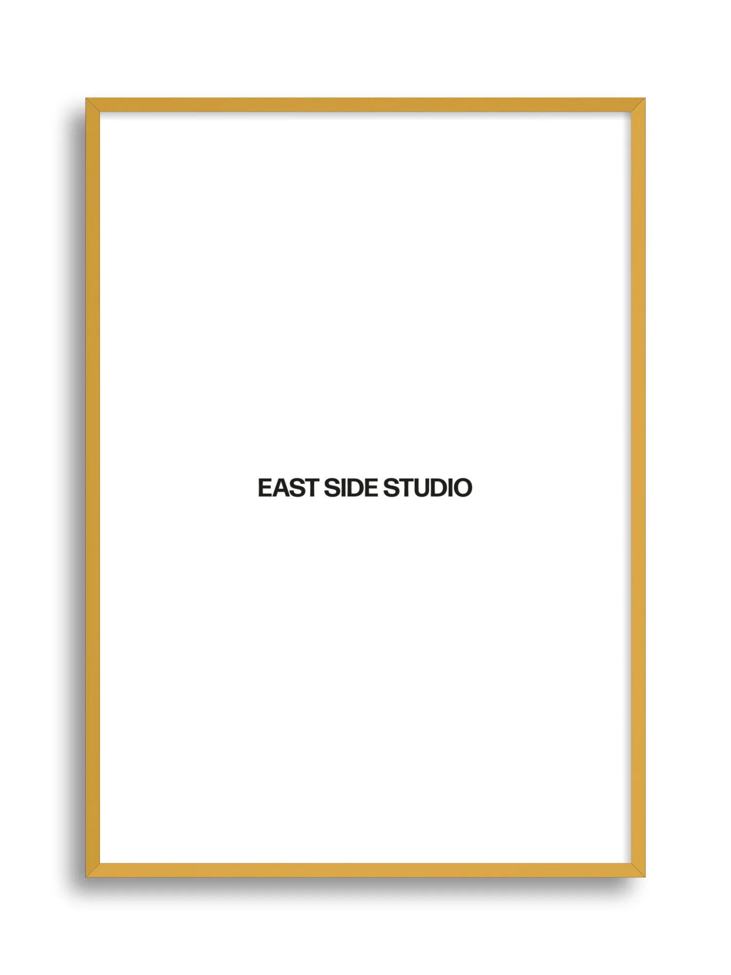 Mustard Yellow - Slim - Premium Wooden Picture Frame