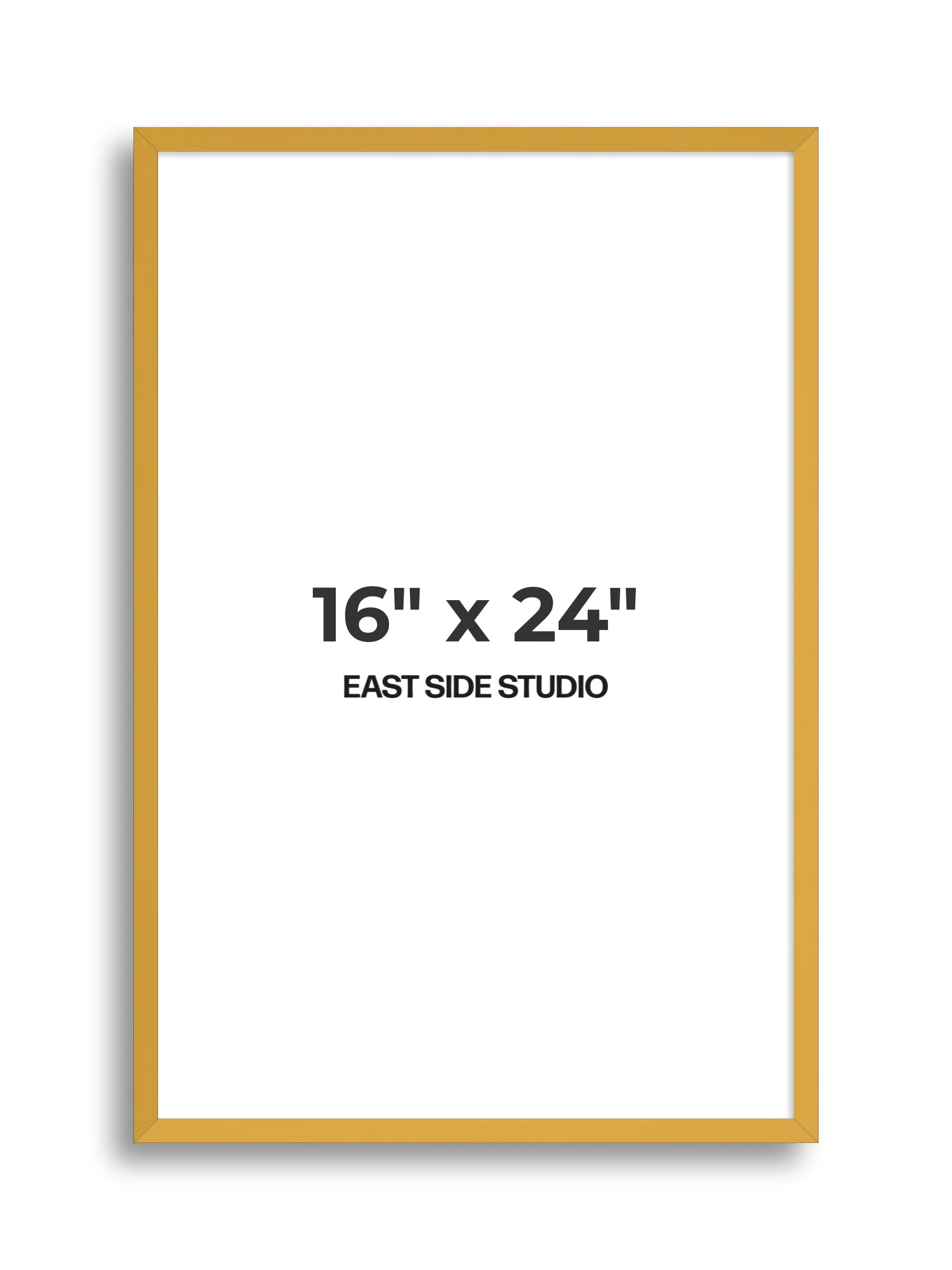 Mustard Yellow - Slim - Premium Wooden Picture Frame - Image 66