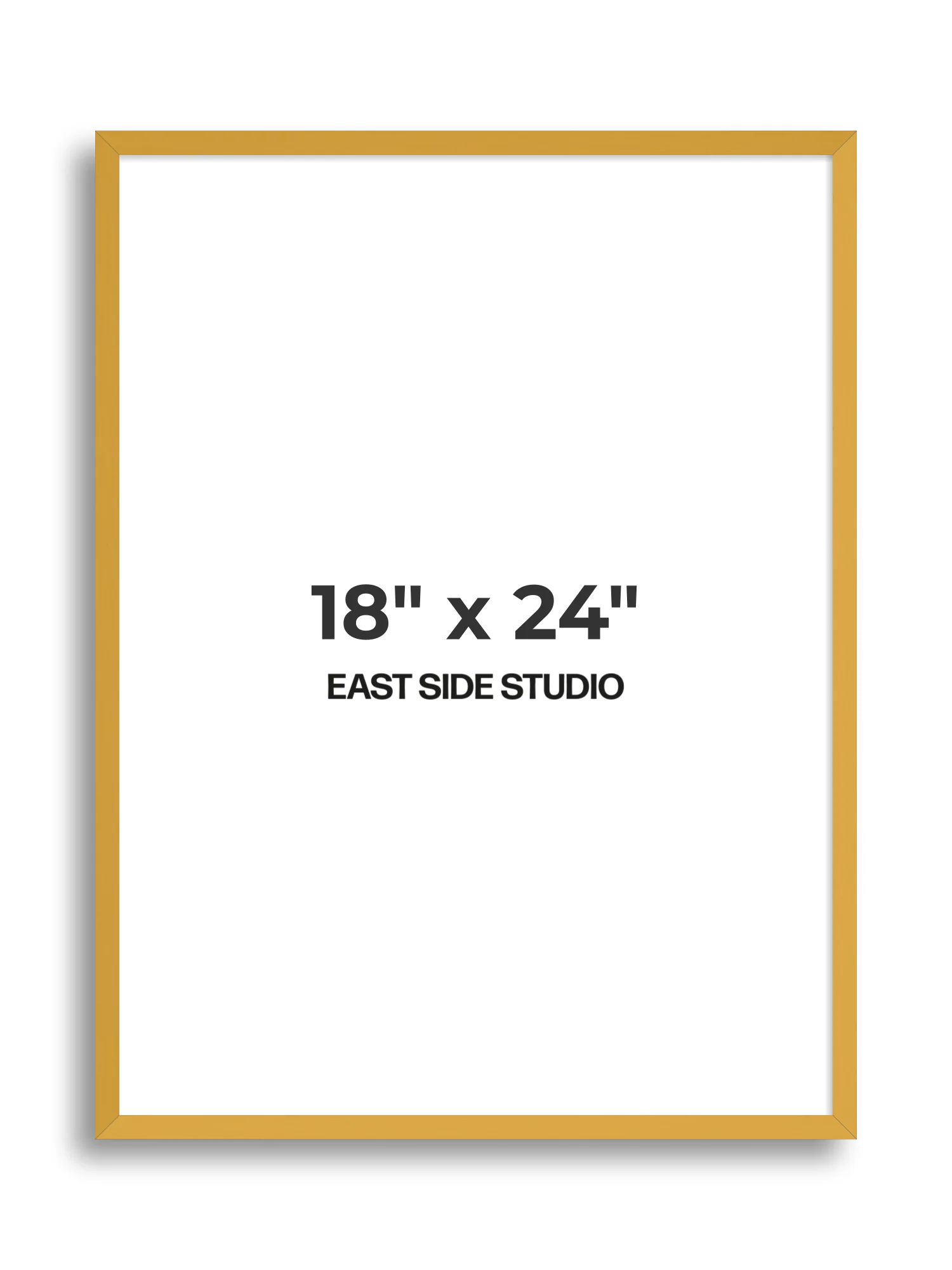 Mustard Yellow - Slim - Premium Wooden Picture Frame - Image 71