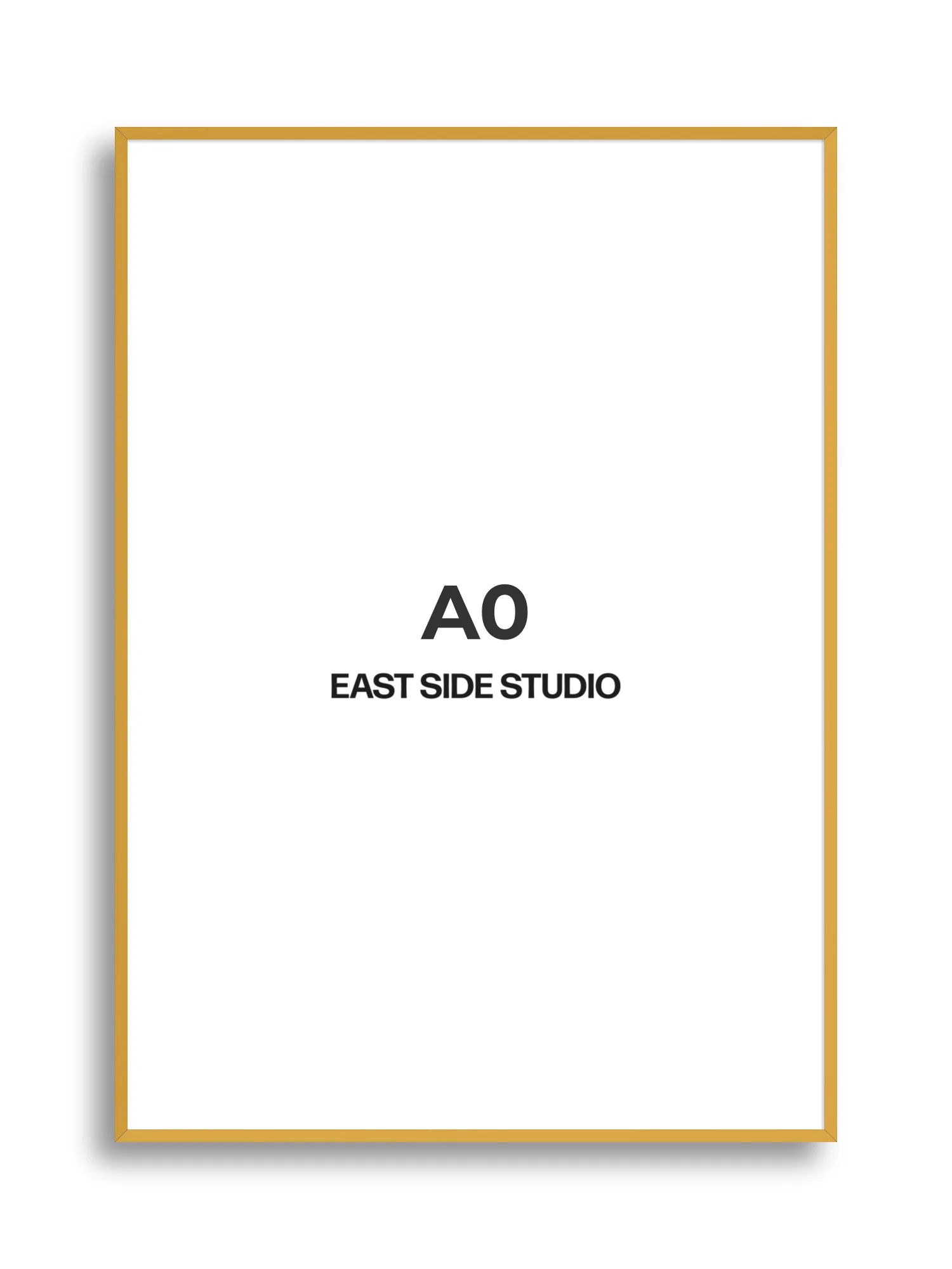 Mustard Yellow - Slim - Premium Wooden Picture Frame - Image 86