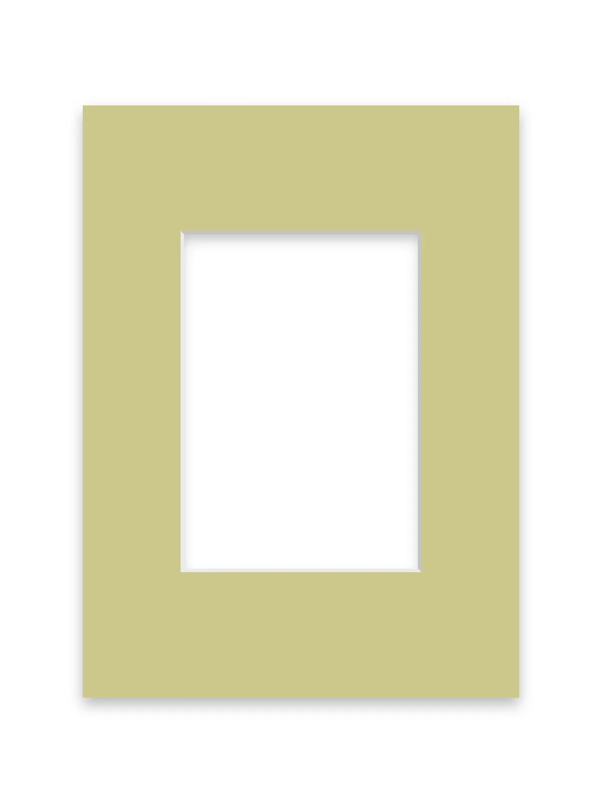 Custom Picture Frame Mount – Pistachio Green