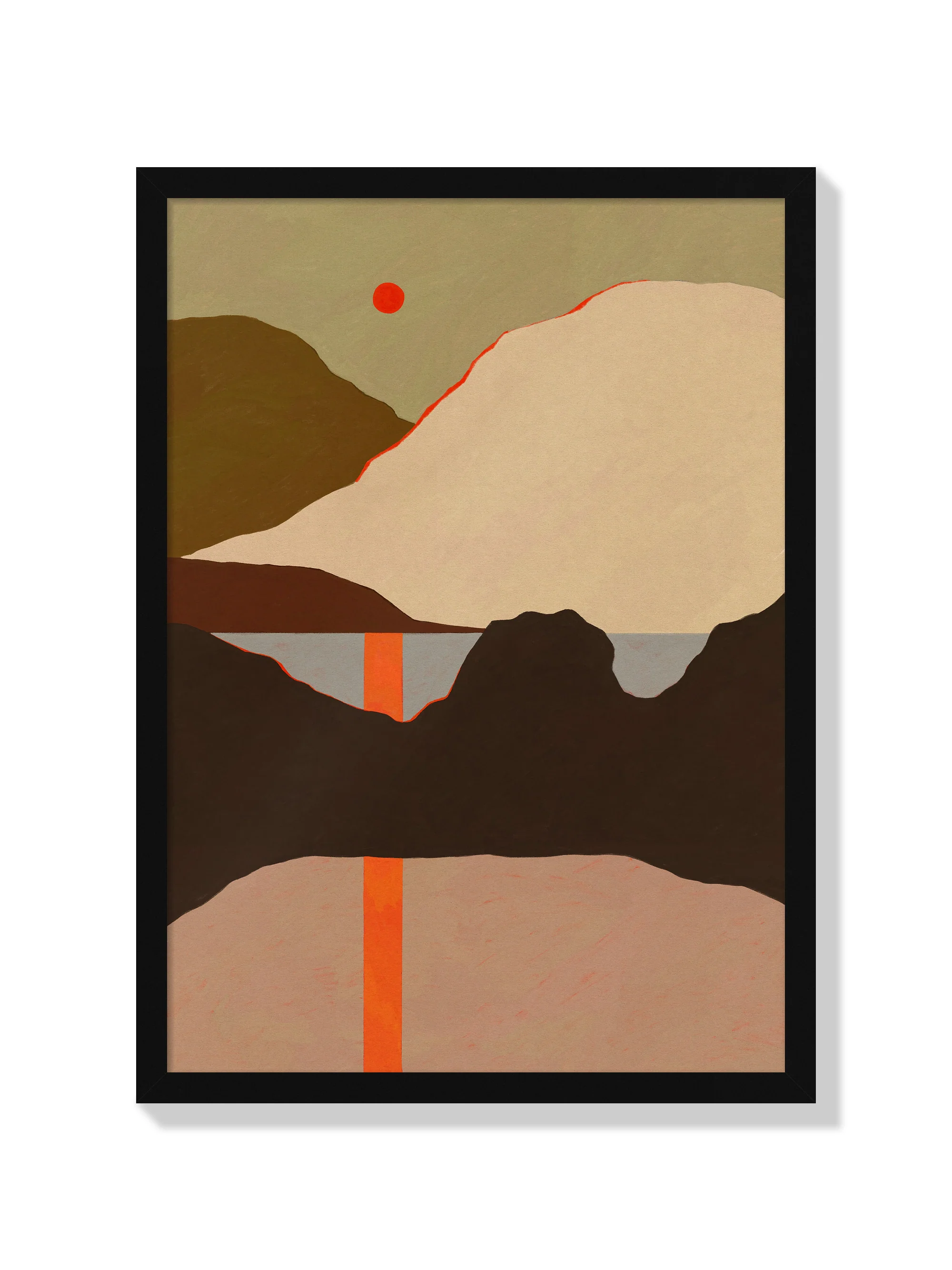 Red Sun On Still Sea - Sophie Deller