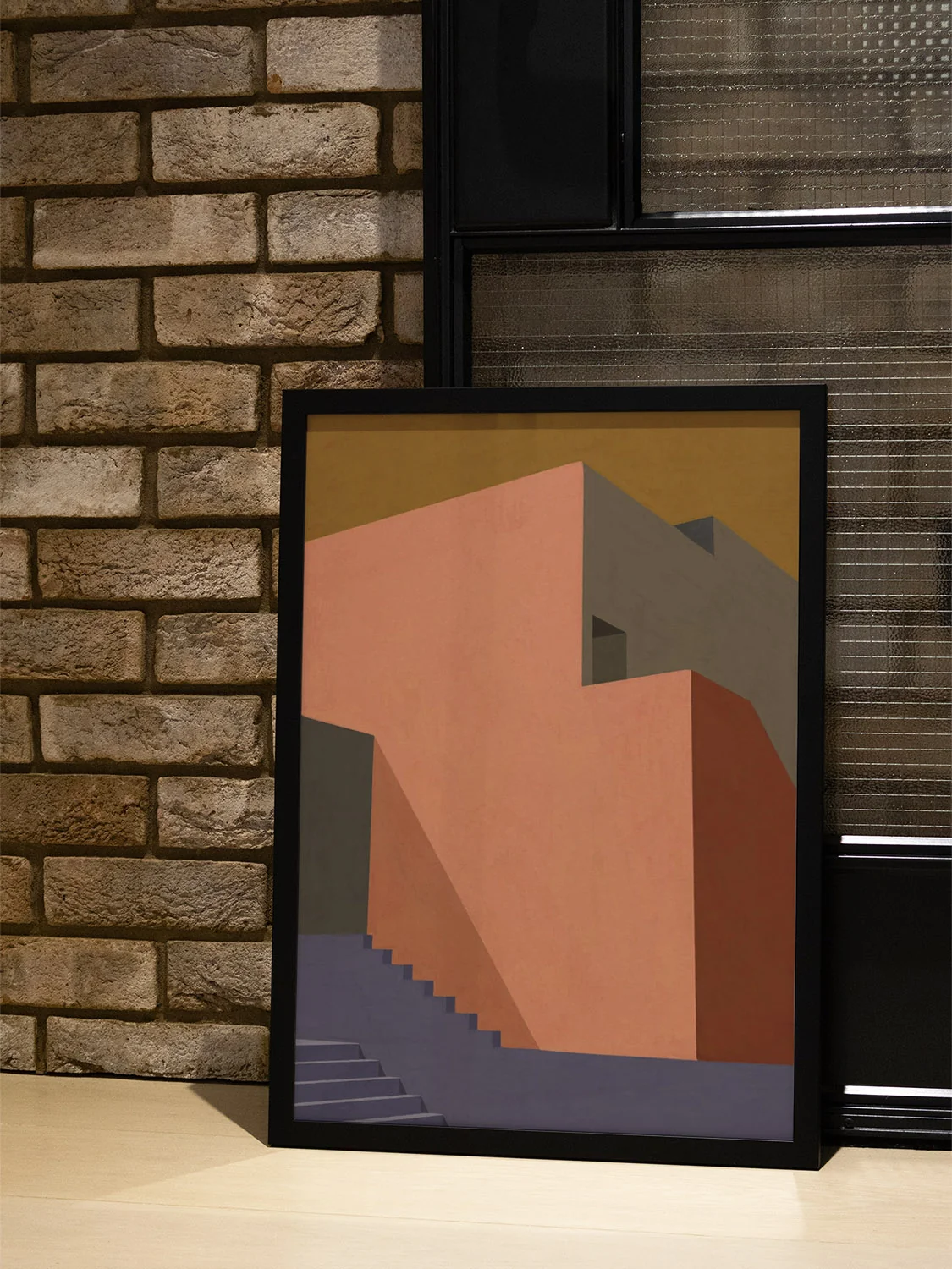 The Pink Wall Behind The Blue Staircase - Sophie Deller - Image 6