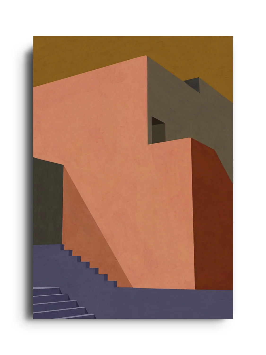 The Pink Wall Behind The Blue Staircase - Sophie Deller - Image 8