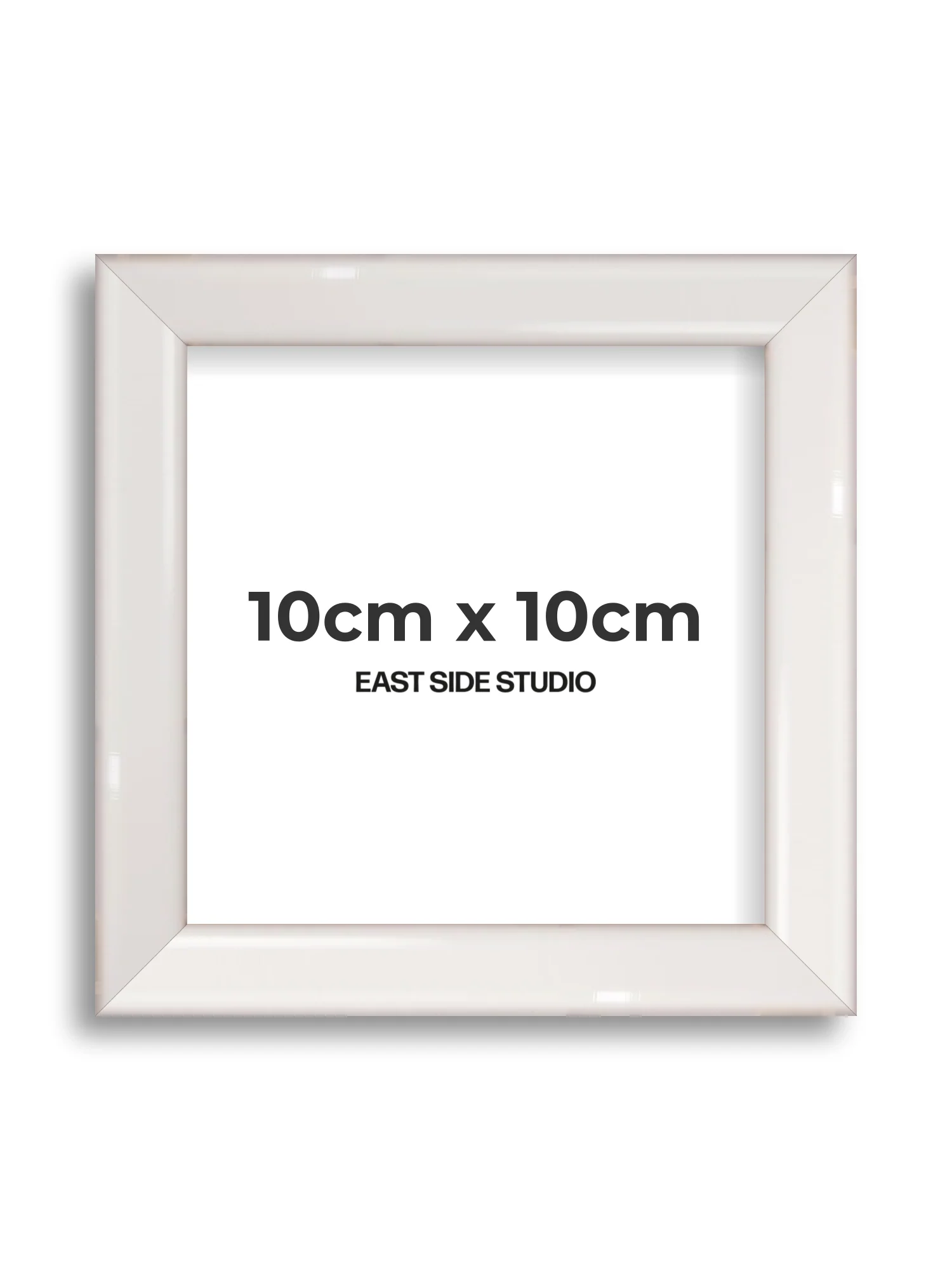 White Gloss - Slim - Premium Wooden Picture Frame - Image 4