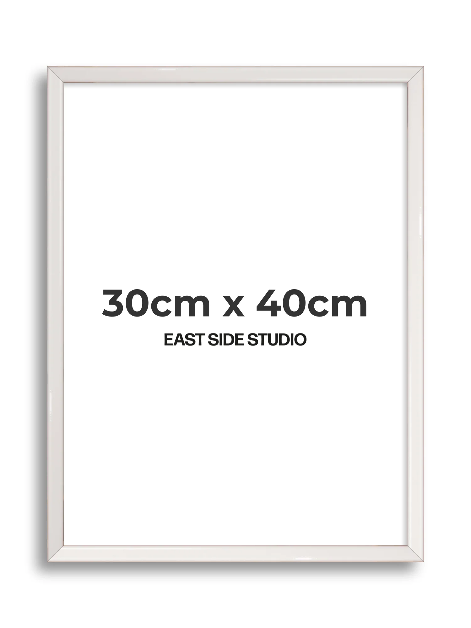 White Gloss - Slim - Premium Wooden Picture Frame - Image 46