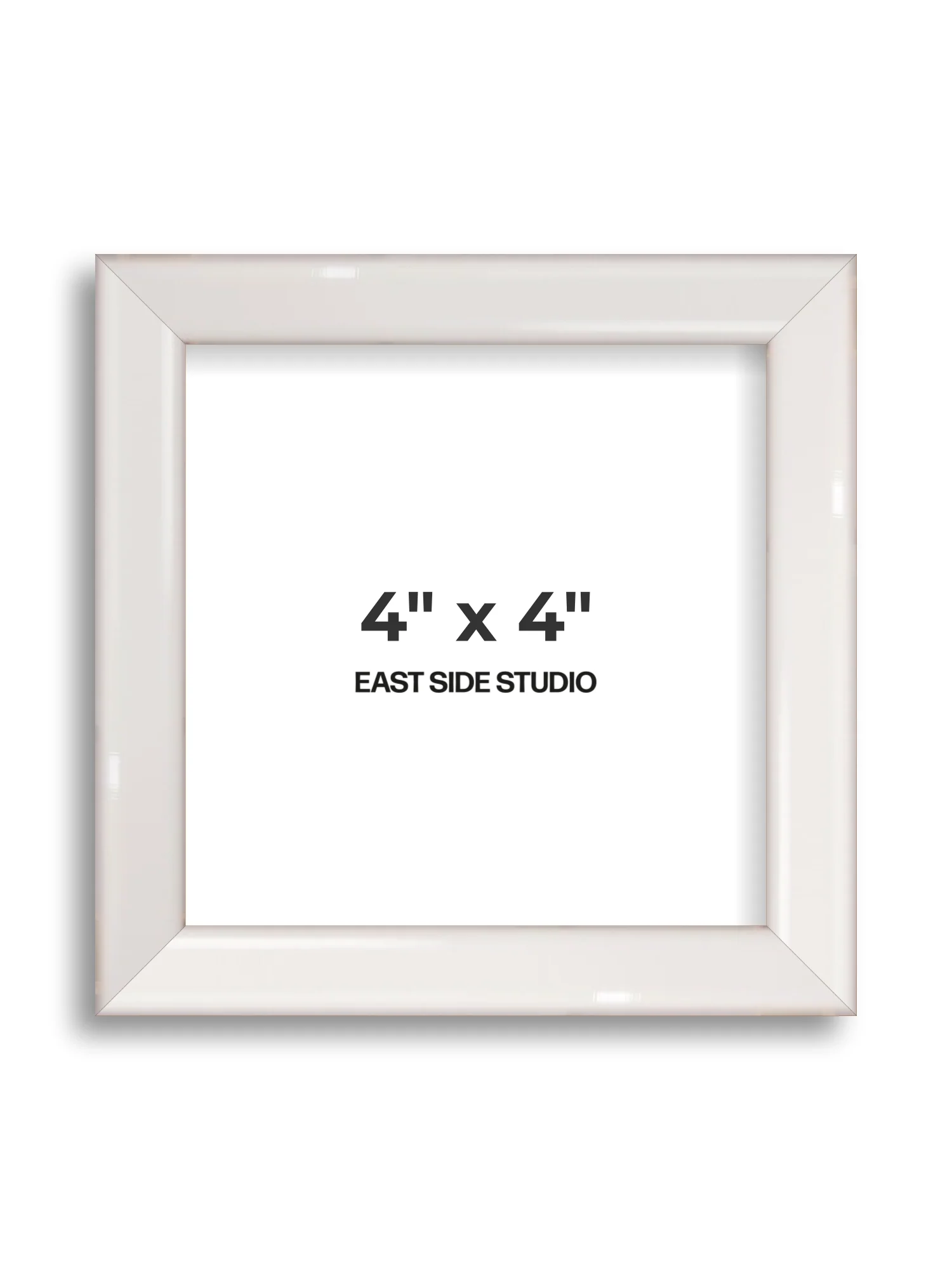 White Gloss - Slim - Premium Wooden Picture Frame - Image 5
