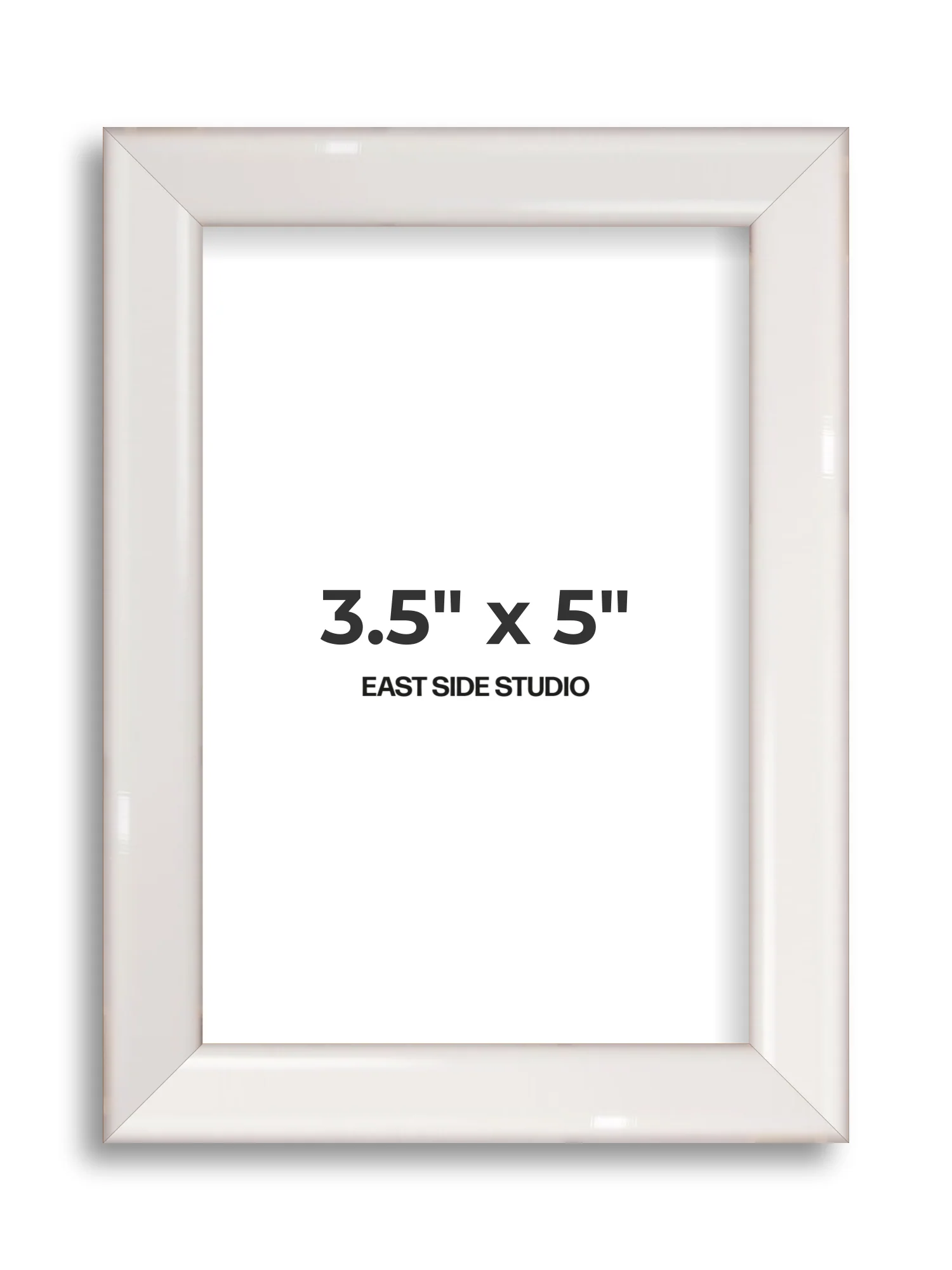 White Gloss - Slim - Premium Wooden Picture Frame - Image 6