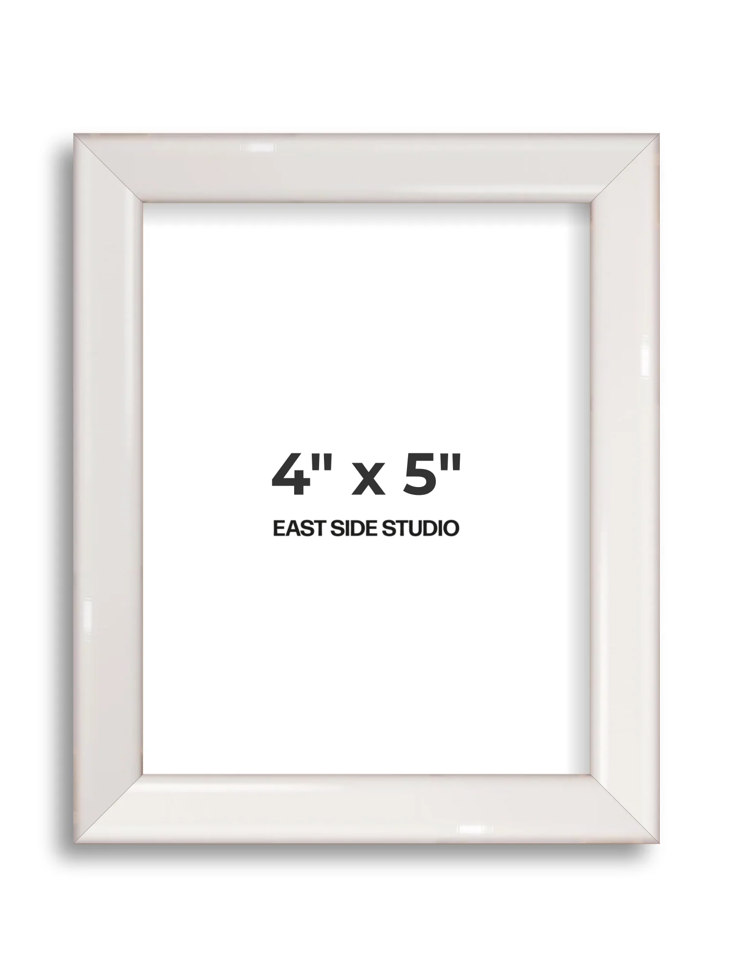 White Gloss - Slim - Premium Wooden Picture Frame - Image 7