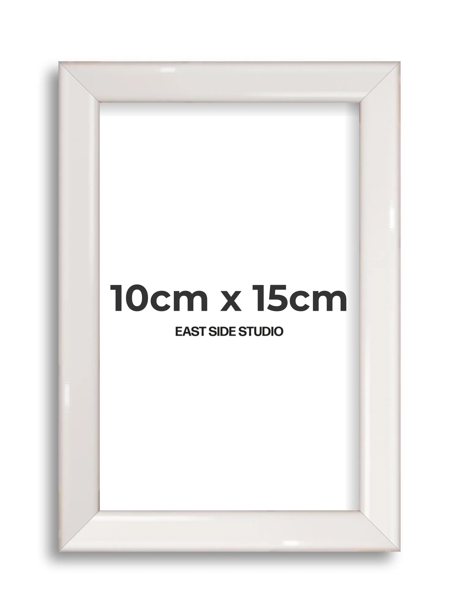 White Gloss - Slim - Premium Wooden Picture Frame - Image 9